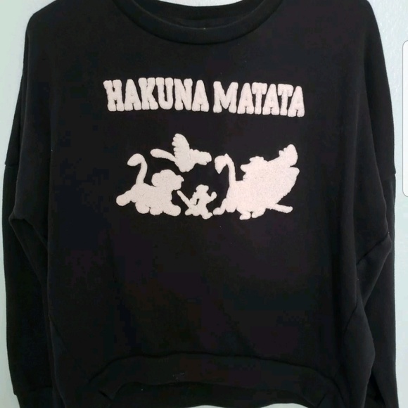 Disney Other - Disney Black Lion King Sweatshirt Crewneck